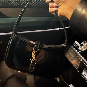 YSL Black Patent Leather mini Handbag